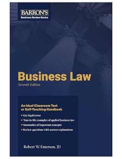 دانلود رایگان کیندل کتاب Business Law، درباره Barron's Educational Series، کتاب Business Law، کتاب های Robert W. Emerson، 